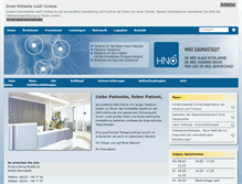 Tablet Screenshot of hno-darmstadt.de